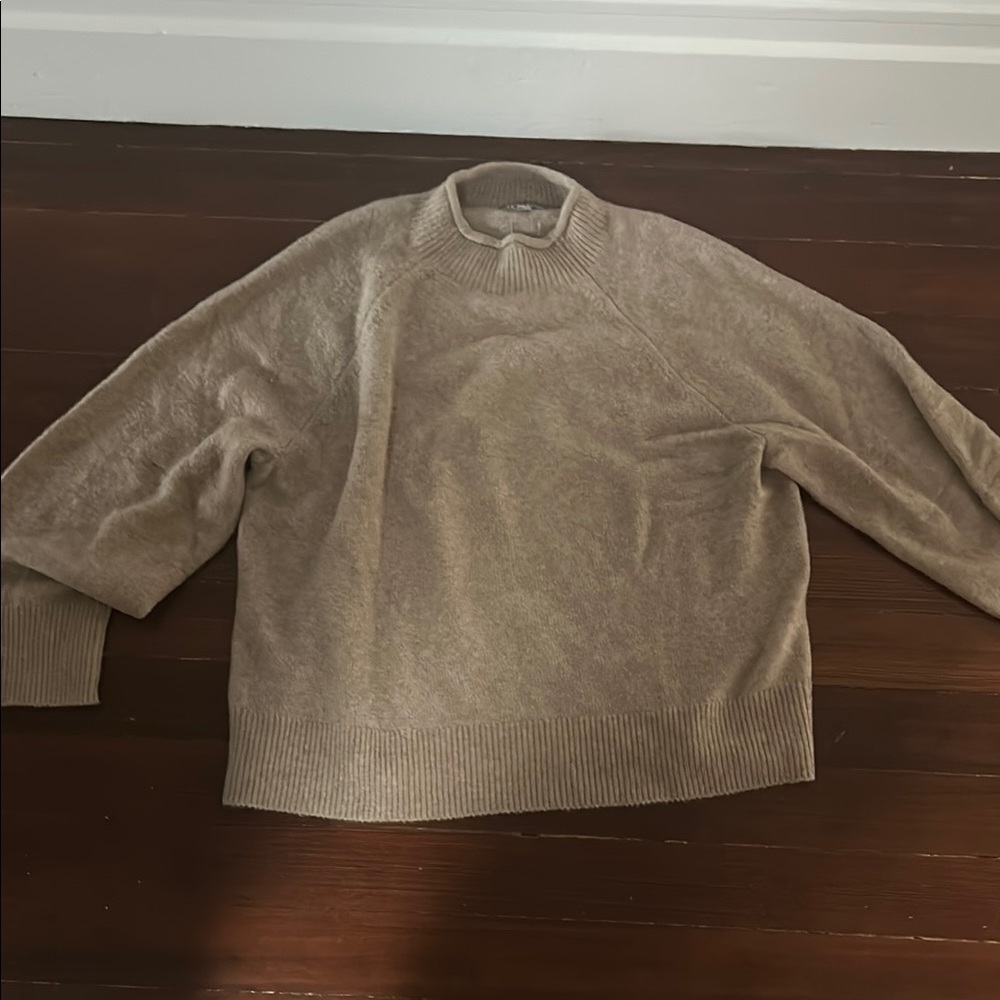 J. Crew Taupe Knit Sweater
